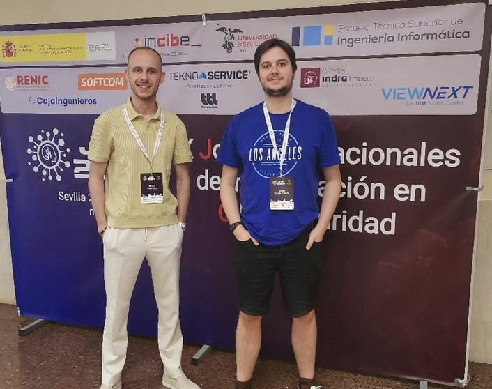 Rubén Pérez Jove attends the IX National Cybersecurity Research Conference.